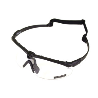 LUNETTES BATTLE PRO THERMAL NOIR/CLEAR AVEC INSERT - NUPROL