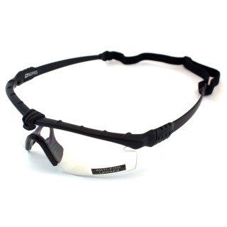LUNETTES BATTLE PRO THERMAL NOIR/CLEAR AVEC INSERT - NUPROL