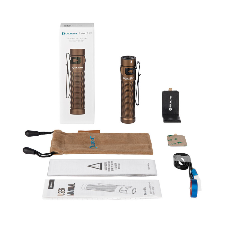 OLIGHT BATON 3 PRO | LAMPE TORCHE AVEC 2 TEMPERATURES DE COULEUR