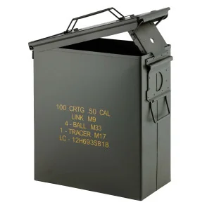 CAISSE A MUNITION ACIER OCCASION CAL. 50