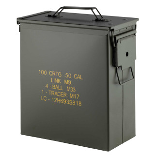 CAISSE A MUNITION ACIER OCCASION CAL. 50