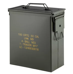 CAISSE A MUNITION ACIER OCCASION CAL. 50