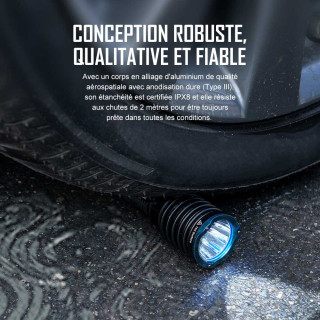 OLIGHT WARRIOR X 3 - LAMPE TORCHE TACTIQUE POLYVALENTE 2500 LUMENS