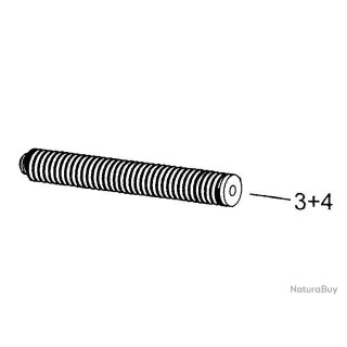 RESSORT RECUPERATEUR SIMPLE RESSORT GLOCK GEN3 G20/G21