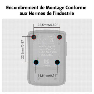 OLIGHT OSIGHT | VISEUR POINT ROUGE 3MOA RECHARGEABLE