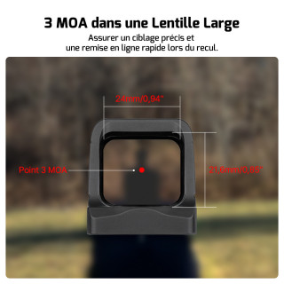 OLIGHT OSIGHT | VISEUR POINT VERT 3MOA RECHARGEABLE