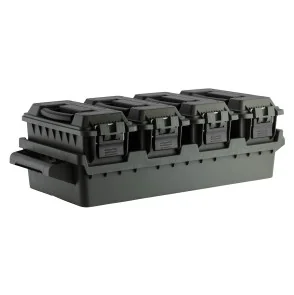 SET 4 CAISSES MUNITIONS AVEC BAC DE TRANSPORT