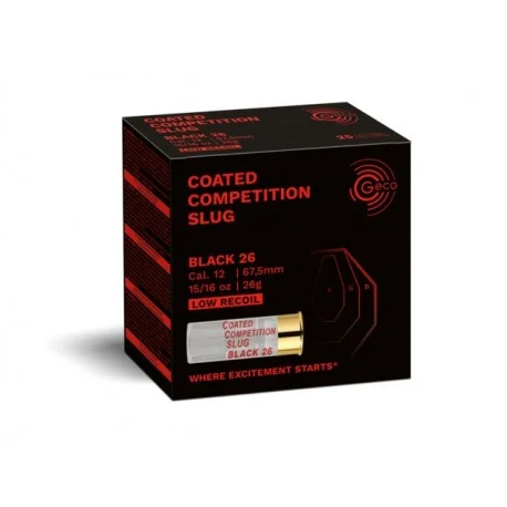 MUNITION GECO SLUG COMPETITION CCS RED 12/67 28G