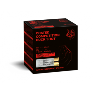 MUNITION GECO COMPETITION CC BUCK SHOT CHEVROTINE 12/65 27G/9GR