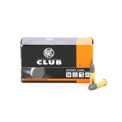 MUNITION RWS CLUB CAL .22LR...