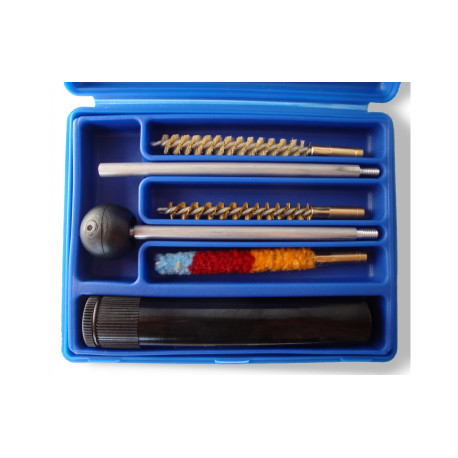 KIT DE NATTOYAGE BLEU ARME DE POING LAITON CAL 9MM/357MAG
