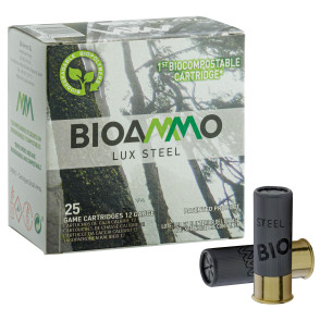 CARTOUCHE, BIO AMMO LUX ACIER, 12/70, 16MM 28G PB5 BOITE DE 25