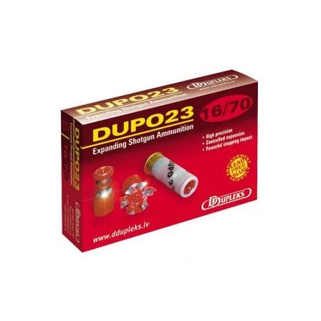 CARTOUCHE A BALLE DUPO 16/70 X5