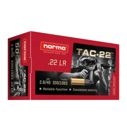 MUNITIONS NORMA 22LR 40GR...