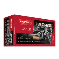 MUNITIONS NORMA 22LR 40GR...