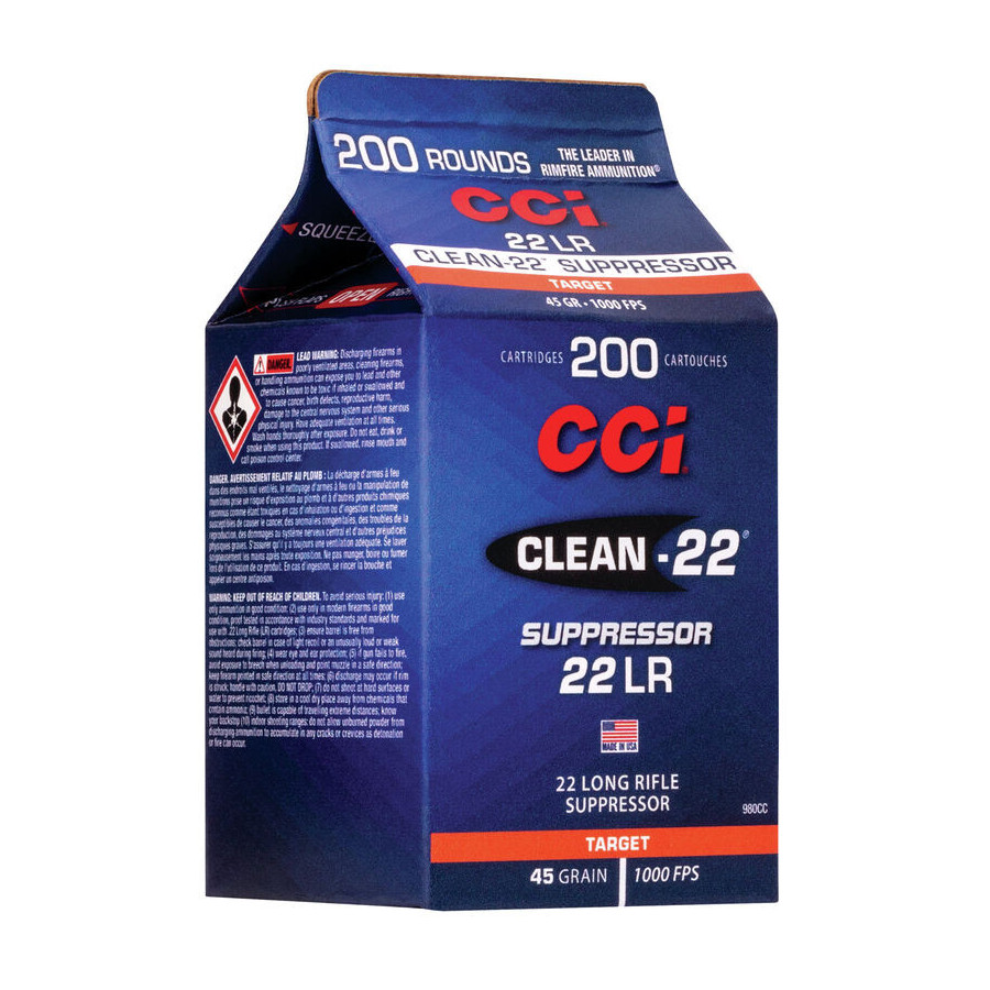 MUNITION CCI 22LR CLEAN...