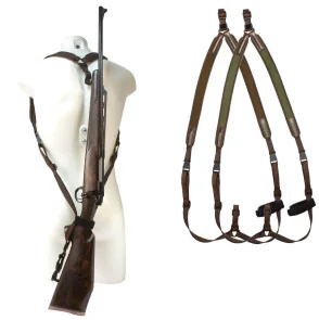 NIGGELOH BRETELLES CARABINES NEOPRENE MONTAGNE OLIVE