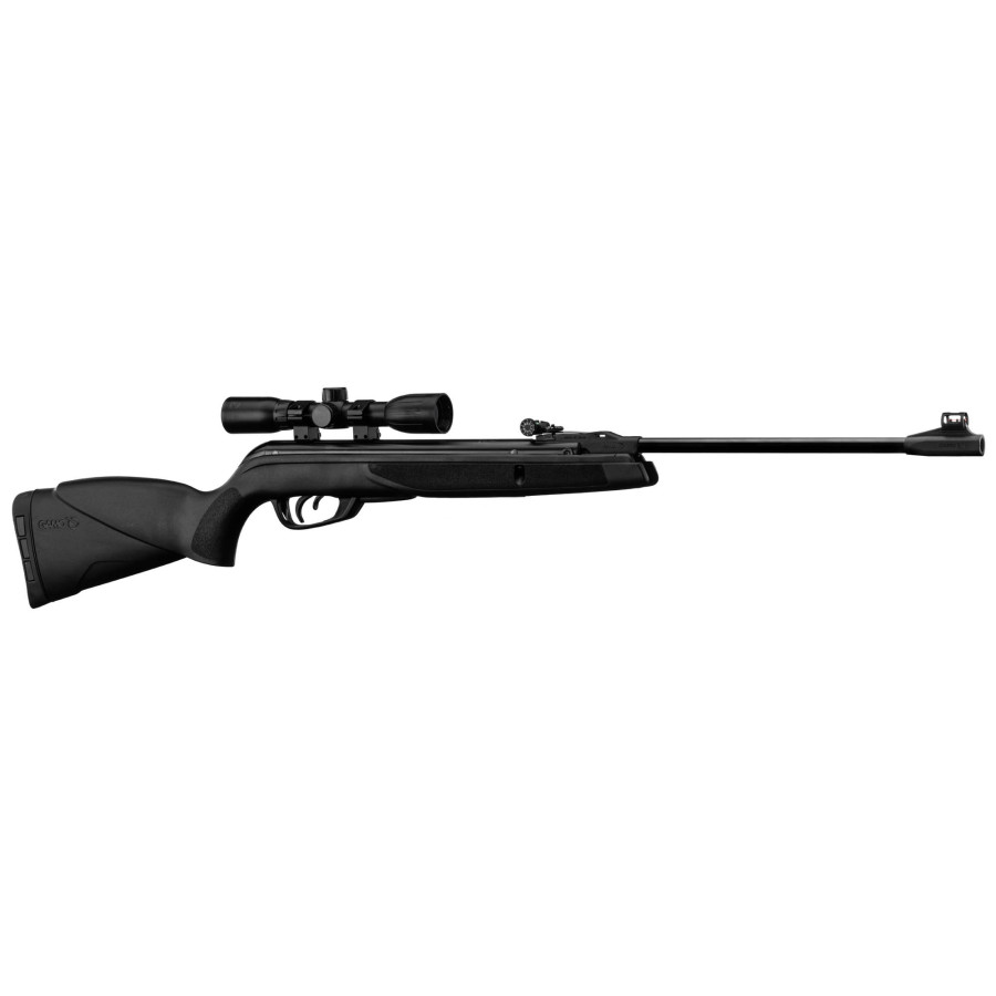 CARABINE GAMO BLACK SHADOW COMBO SYNTHETIQUE 14J & LUNETTE 4X32 & PLOMBS PRO MATCH 4.5