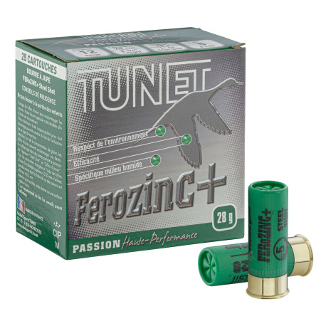 CARTOUCHES TUNET PASSION ACIER 28G ACIER 12/70