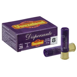 CARTOUCHES VOUZELAUD DISPERSANTE CALIBRE 28/70/16 21G PLOMB 9 GRAND CULOT