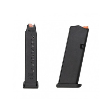 CHARGEUR GLOCK 43X - 48 CAL. 9X19 10CPS (ELEVATEUR ORANGE)