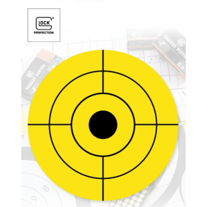 CIBLES GLOCK 44 JAUNE PAQUET DE 25