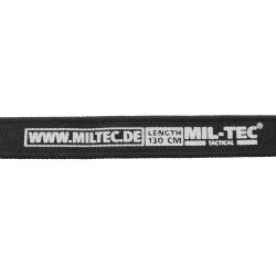 CEINTURE NOIRE BOUCLE TETE DE MORT 4CM X 130CM