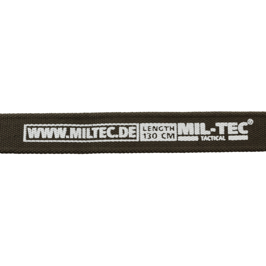 CEINTURE OLIVE BOUCLE TETE DE MORT 4CM X 130CM