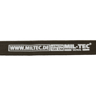 CEINTURE OLIVE BOUCLE TETE DE MORT 4CM X 130CM