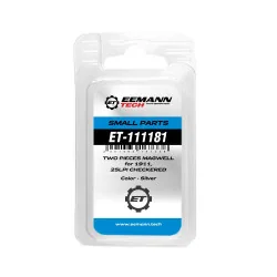 EEMANN TECH TWO PIECES MAGWELL FOR 1911, 25 LPI CHECKERED - COLOR SILVER