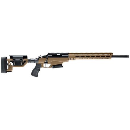 CARABINE TIKKA T3X TACT A1 CAL 308WIN 10RD CR FS 24" 61CM FILETE 5824\" COYOTTE BROWN
