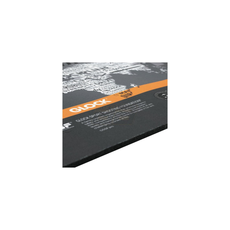 TAPIS DE DEMONTAGE GLOCK TRAINING "MAP MONDE" NOIR/ORANGE
