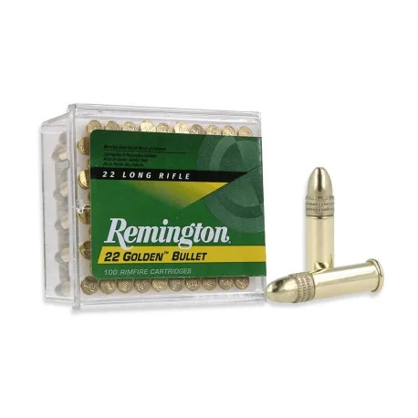 REMINGTON C/22LR 22 GOLDEN BULLET 40 GRAINS OGIVE TETE ARRONDIE CUIVREE