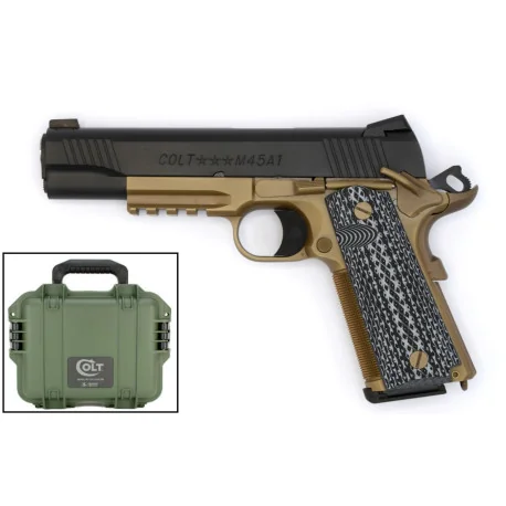 PISTOLET COLT CUSTOM SHOP CQB 45 ACP 5" FDEBLACK DLC