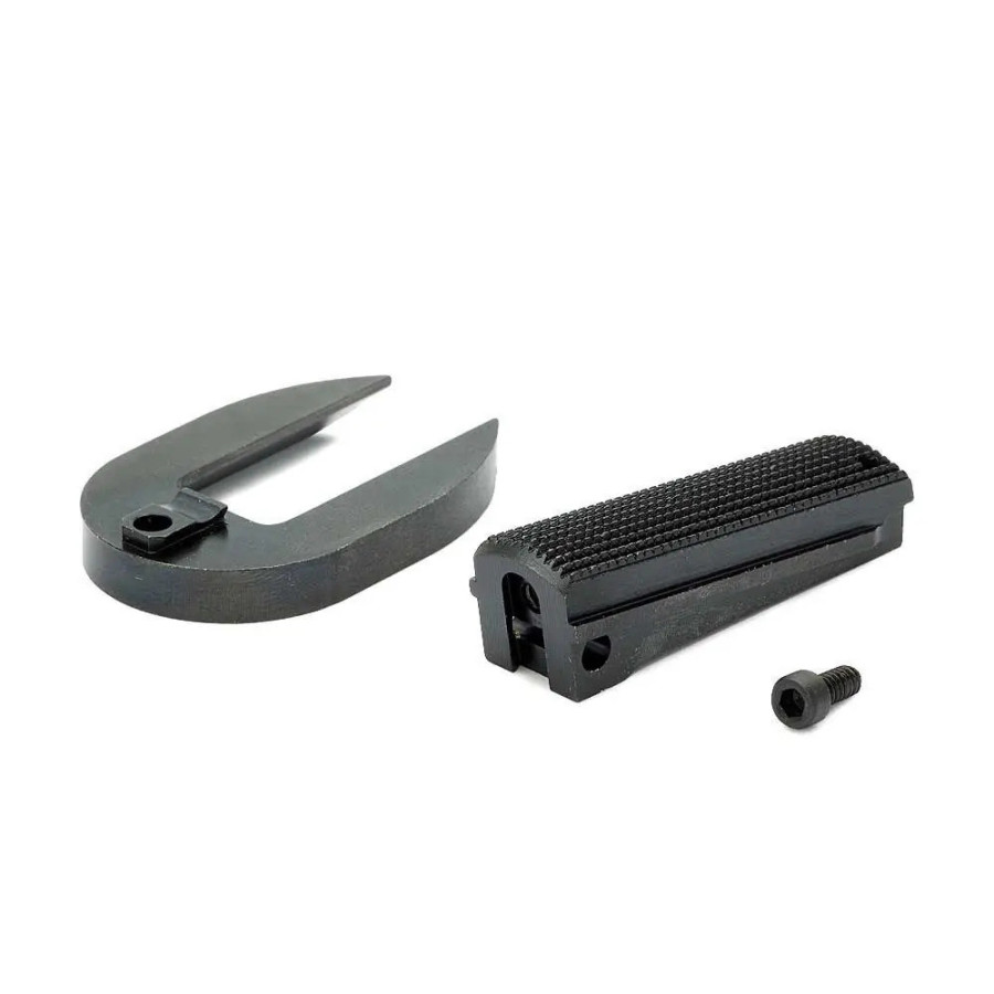 EEMANN TECH TWO PIECES MAGWELL FOR 1911, 25LPI CHECKERED / COLOR BLACK