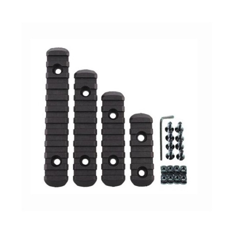 KIT DE 4 RAILS M-LOK VERS PICATINNY