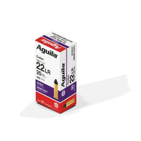CARTOUCHES AGUILA CALIBRE 22 LR COLIBRI 20 GRAINS (50/1000)