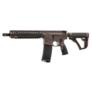 CARABINE TYPE AR15 DANIEL DEFENSE MK18 CANON COURT 10.3'' CAL. 5.56 MIL SPEC BROWN