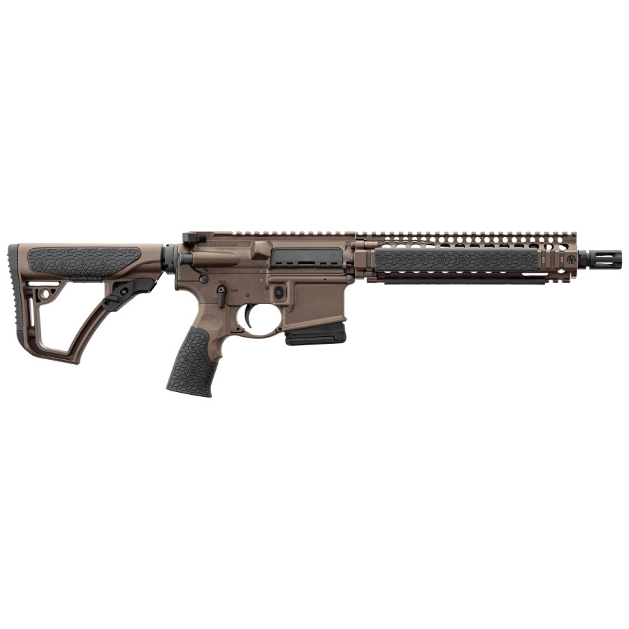 CARABINE TYPE AR15 DANIEL DEFENSE MK18 CANON COURT 10.3'' CAL. 5.56 MIL SPEC BROWN