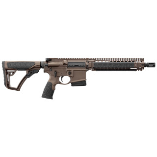 CARABINE TYPE AR15 DANIEL DEFENSE MK18 CANON COURT 10.3'' CAL. 5.56 MIL SPEC BROWN
