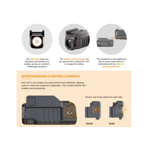 PISTOLET GLOCK 45 HUNTER EDITION ACUT FILETE COMBO AIMPOINT COA GTL II