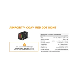 PISTOLET GLOCK 45 HUNTER EDITION ACUT FILETE COMBO AIMPOINT COA GTL II