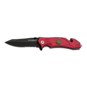 COUTEAU PLIANT FIRE FIGHTER - BOKER MAGNUM