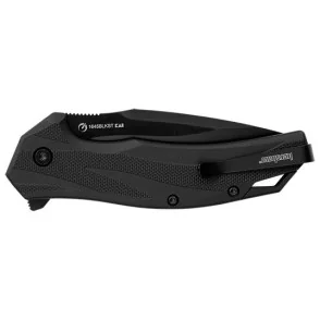 COUTEAU PLIANT LATERAL LAME MIXTE NOIRE - KERSHAW