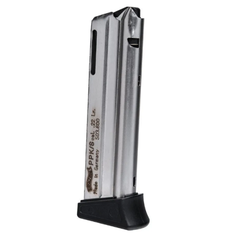 CHARGEUR 10 CPS PPK/S WALTHER AVEC RALLONGE CHARGEUR 22LR