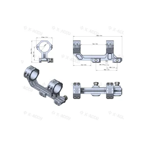 MONTAGE ELITE PICATINNY 30MM 20 MOA FDE
