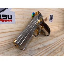 PISTOLET CZ SP01 CUSTOM ENGRAVING 24CT CAL 9X19
