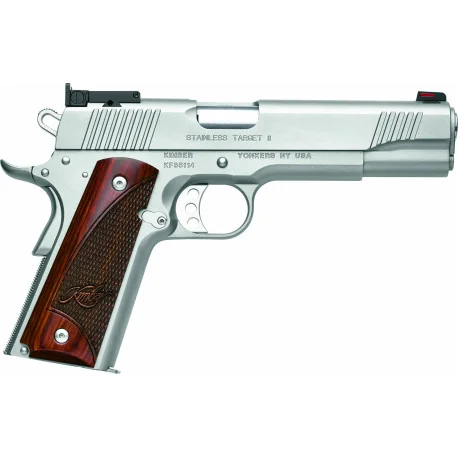 PISTOLET SEMIAUTOMATIQUE KIMBER 1911 STAINLESS TARGET 2 9X19