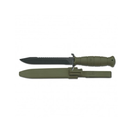 COUTEAU GLOCK FM 81 VERT OLIVE AVEC SCIE