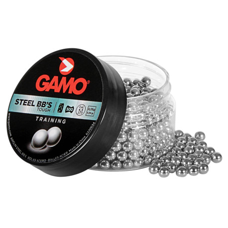 BOITE DE 500 BILLES ACIER BB\'S CAL. 4.5 MM